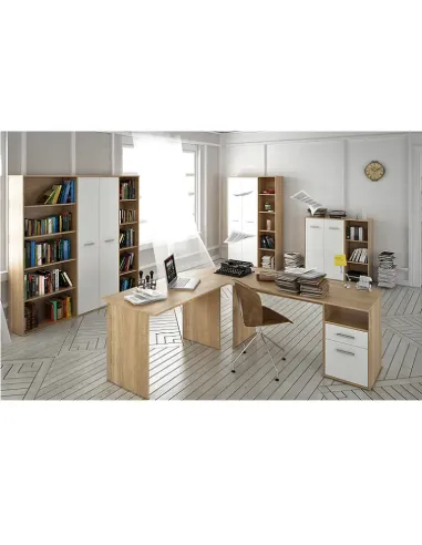 Dulap, MAURUS NEW MA52, dormitor/hol, 110.9x181.2x33.5 cm, PAL melaminat | MobilaOK