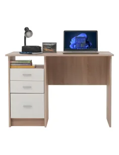 Masă PC SAMSON NEW pentru birou, 110x55x76.1 cm, din PAL melaminat | MobilaOK 2