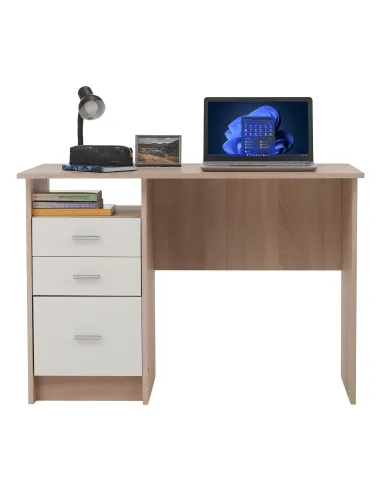 Masă PC SAMSON NEW pentru birou, 110x55x76.1 cm, din PAL melaminat | MobilaOK