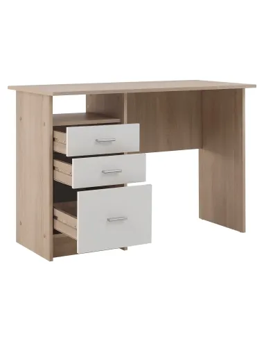 Masă PC SAMSON NEW pentru birou, 110x55x76.1 cm, din PAL melaminat | MobilaOK