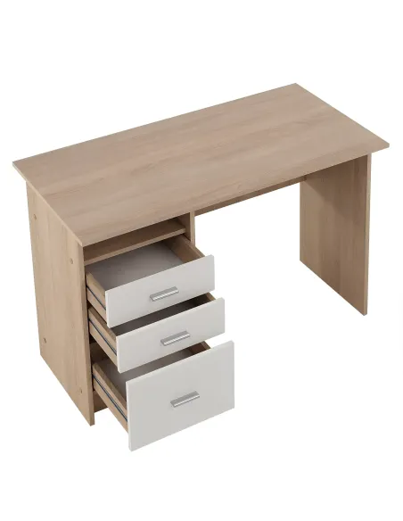 Masă PC SAMSON NEW pentru birou, 110x55x76.1 cm, din PAL melaminat | MobilaOK