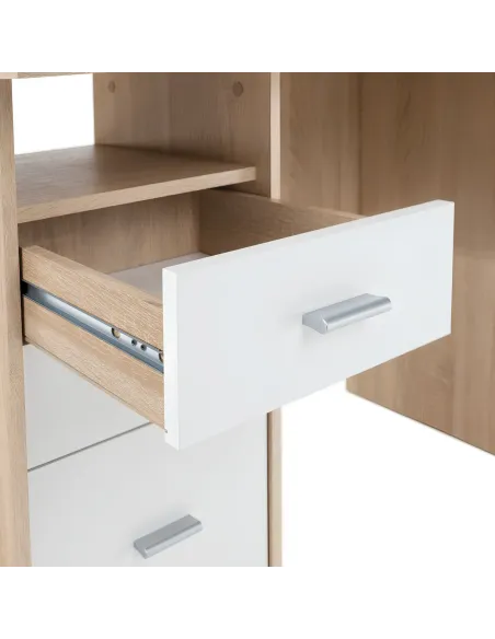 Masă PC SAMSON NEW pentru birou, 110x55x76.1 cm, din PAL melaminat | MobilaOK