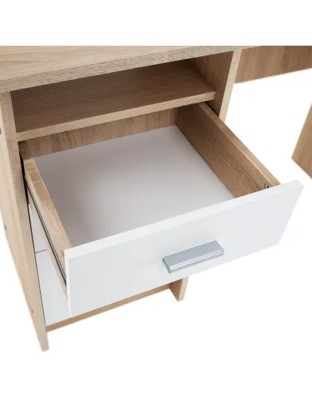Masă PC SAMSON NEW pentru birou, 110x55x76.1 cm, din PAL melaminat | MobilaOK