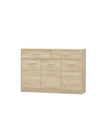Comodă 3D2S, dormitor copii, 123.2x34.3x85.5 cm, PAL melaminat | MobilaOK