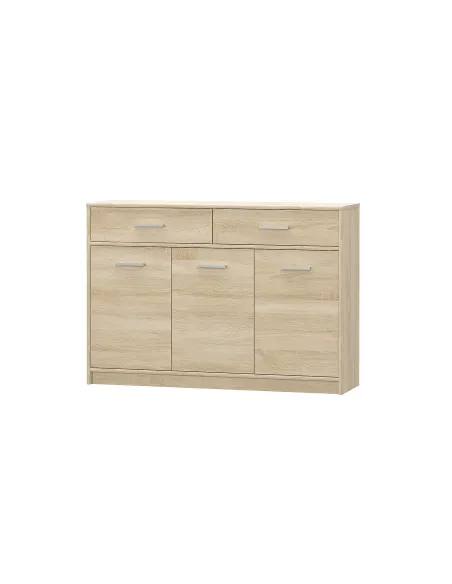 Comodă 3D2S, dormitor copii, 123.2x34.3x85.5 cm, PAL melaminat | MobilaOK