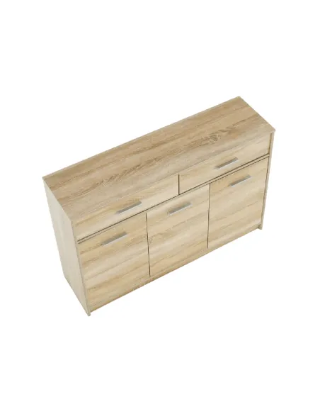 Comodă 3D2S, dormitor copii, 123.2x34.3x85.5 cm, PAL melaminat | MobilaOK