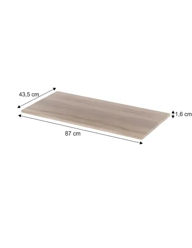 Dulap DUNAJ Tip 2, dormitor/hol, 87x43.5x1.6 cm, PAL stejar sonoma | MobilaOK
