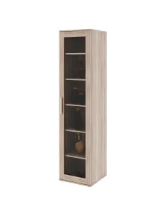 Vitrină DUNAJ Tip4, living, 45x190.8x47 cm, PAL melaminat stejar sonoma | MobilaOK