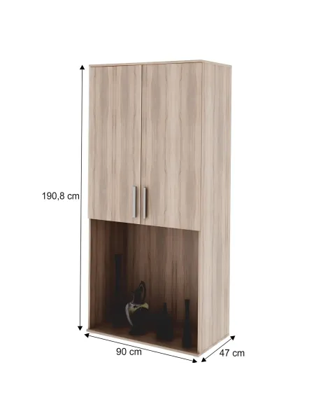 Dulap TV DUNAJ, living, 90 x 190.8 x 47 cm, PAL melaminat | MobilaOK