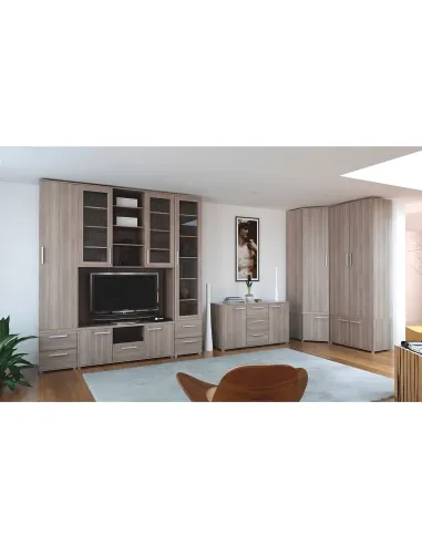 Dulap TV DUNAJ, living, 90 x 190.8 x 47 cm, PAL melaminat | MobilaOK