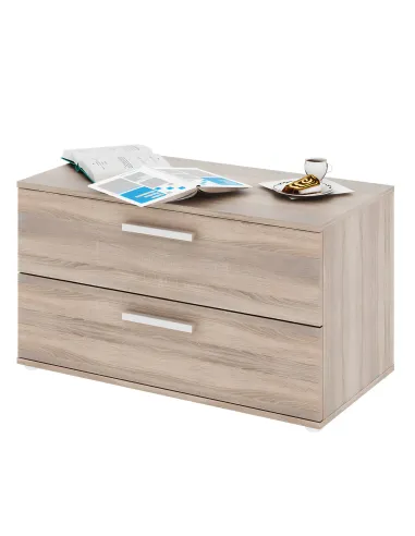 Comodă DUNAJ TYP 8 living, 90x50.8x47 cm, PAL melaminat stejar sonoma | MobilaOK