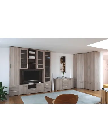 Comodă DUNAJ TYP 8 living, 90x50.8x47 cm, PAL melaminat stejar sonoma | MobilaOK