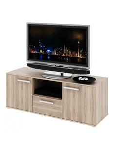Dulap DUNAJ, dormitor/hol, 135x50.8x47 cm, PAL melaminat stejar sonoma | MobilaOK