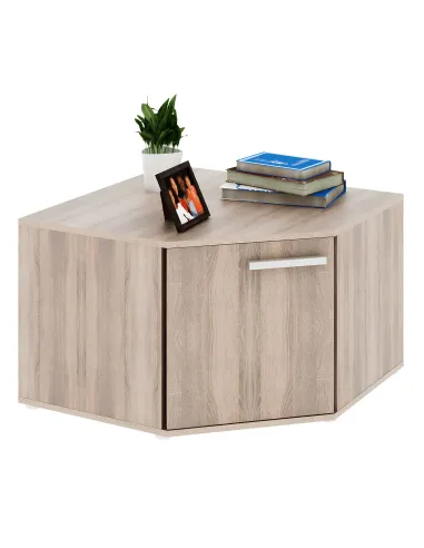 Dulap DUNAJ, DTD, pentru hol/dormitor/birou, 79x50.8x79 cm, PAL melaminat stejar sonoma | MobilaOK