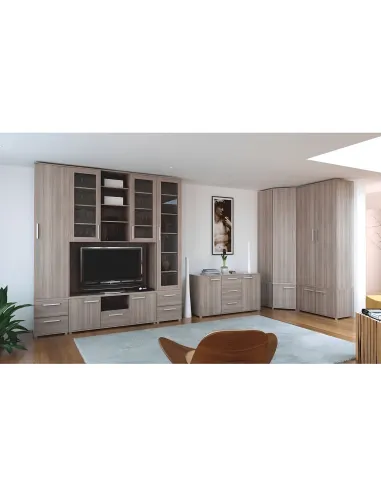 Dulap DUNAJ, dormitor/hol/living, 79x190.8x79 cm, PAL melaminat | MobilaOK