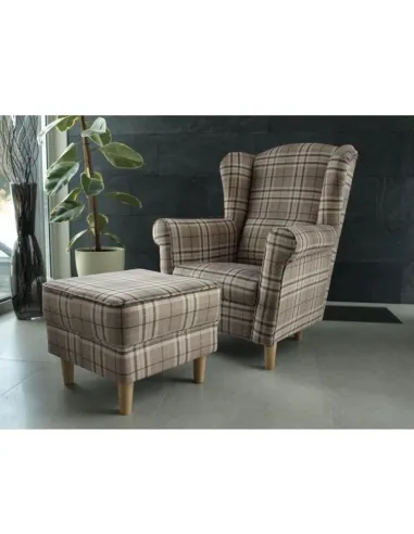 Fotoliu ASTRID pentru living, 86x105x82 cm, textil 85.000 Martindale | MobilaOK