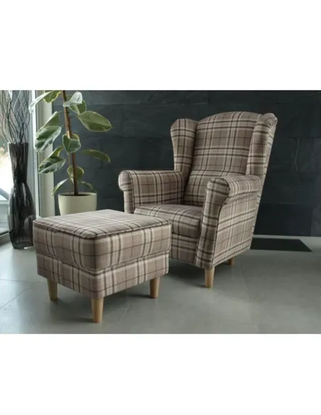 Fotoliu ASTRID pentru living, 86x105x82 cm, textil 85.000 Martindale | MobilaOK