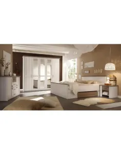 Dulap LUMERĂ pentru dormitor, 241x212x62 cm, PAL melaminat | MobilaOK 2