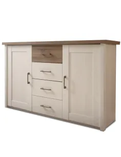 Scrin LUMERA, dormitor, 150x42x90 cm, PAL melaminat | MobilaOK