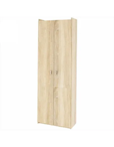Dulap, NATALI TYP 2, dormitor/hol/birou, 64x190x31.8 cm, PAL melaminat stejar sonoma | MobilaOK