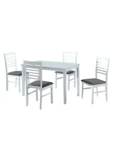 Set de bucătărie BRISBO, bucătărie, 110x70x76 cm, MDF/textil | MobilaOK