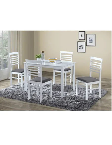 Set de bucătărie BRISBO, bucătărie, 110x70x76 cm, MDF/textil | MobilaOK