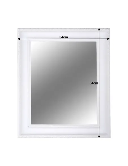 Oglindă MALKIA TYPE 2 pentru hol/dormitor, 54x64 cm, cadru lemn | MobilaOK