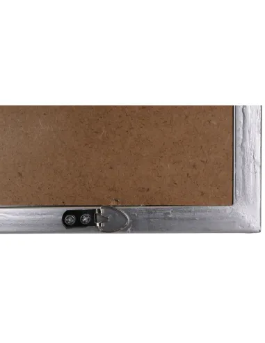 Oglindă MALKIA TYP 3 pentru hol/dormitor, 38x128 cm, ramă lemn argintie | MobilaOK