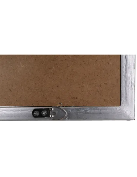 Oglindă MALKIA TYP 3 pentru hol/dormitor, 38x128 cm, ramă lemn argintie | MobilaOK