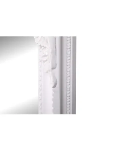 Oglindă MALKIA TYP 9 pentru living/dormitor, 78x108 cm, cadru lemn alb | MobilaOK