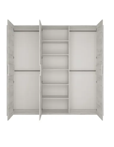 Dulap ANGEL TIP 22, dormitor, 220x207.5x60 cm, PAL melaminat | MobilaOK