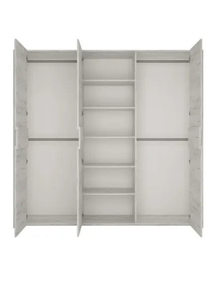 Dulap ANGEL TIP 22, dormitor, 220x207.5x60 cm, PAL melaminat | MobilaOK