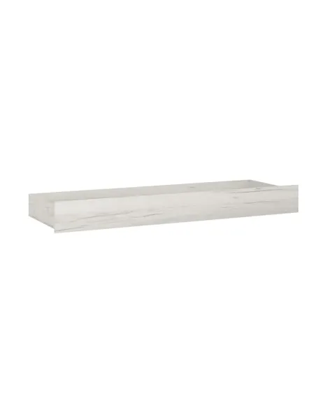 Sertar sub pat TIP 96, ANGEL, dormitor, 199.9x23x66.1 cm, PAL melaminat alb | MobilaOK