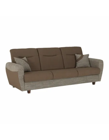 Canapea extensibilă MILO, colțar 3 locuri, 221x91x90 cm, material textil | MobilaOK