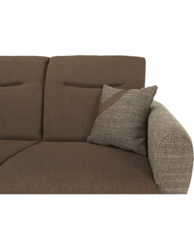 Canapea extensibilă MILO, colțar 3 locuri, 221x91x90 cm, material textil | MobilaOK