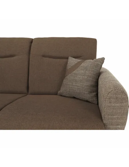 Canapea extensibilă MILO, colțar 3 locuri, 221x91x90 cm, material textil | MobilaOK