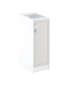 Dulap inferior D30 cu uşă, model dreapta, alb/pin Andersen, SICILIA | MobilaOK