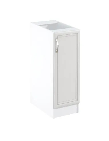 Dulap inferior D30 cu uşă, model dreapta, alb/pin Andersen, SICILIA | MobilaOK