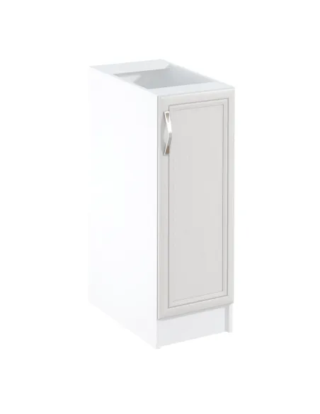 Dulap inferior D30 cu uşă, model dreapta, alb/pin Andersen, SICILIA | MobilaOK