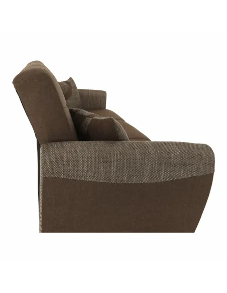 Canapea extensibilă MILO, colțar 3 locuri, 221x91x90 cm, material textil | MobilaOK