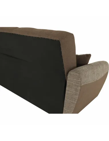 Canapea extensibilă MILO, colțar 3 locuri, 221x91x90 cm, material textil | MobilaOK