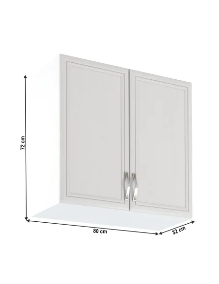 Dulap Superior SICILIA, bucătărie, 80x72x32 cm, PAL melaminat | MobilaOK