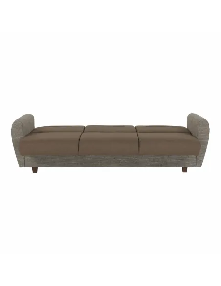 Canapea extensibilă MILO, colțar 3 locuri, 221x91x90 cm, material textil | MobilaOK
