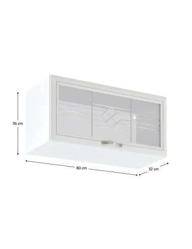 Dulap Superior SICILIA pentru bucătărie, 80x32x36 cm, PAL melaminat | MobilaOK