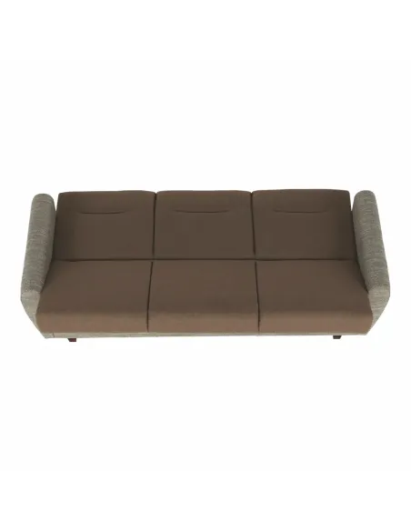Canapea extensibilă MILO, colțar 3 locuri, 221x91x90 cm, material textil | MobilaOK