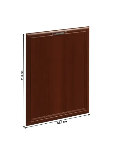 Ușă incorporată SICILIA, bucătărie, 59.6x71.3 cm, PAL melaminat nuc Milano | MobilaOK