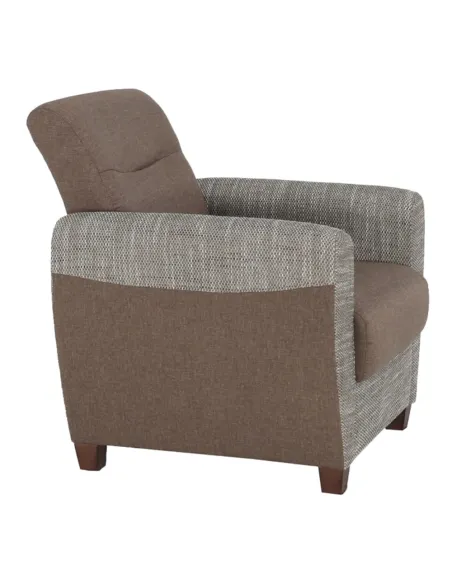 Fotoliu MILO, living/birou, 79x78x85 cm, textil, 90 kg | MobilaOK