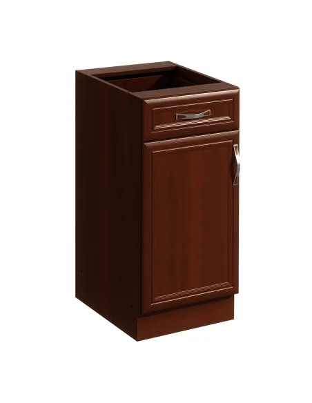 Dulap bucătărie SICILIA D40S1, 40x82x47 cm, PAL melaminat nuc Milano | MobilaOK