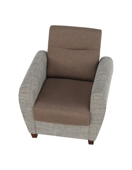Fotoliu MILO, living/birou, 79x78x85 cm, textil, 90 kg | MobilaOK