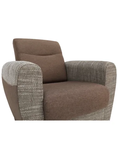Fotoliu MILO, living/birou, 79x78x85 cm, textil, 90 kg | MobilaOK